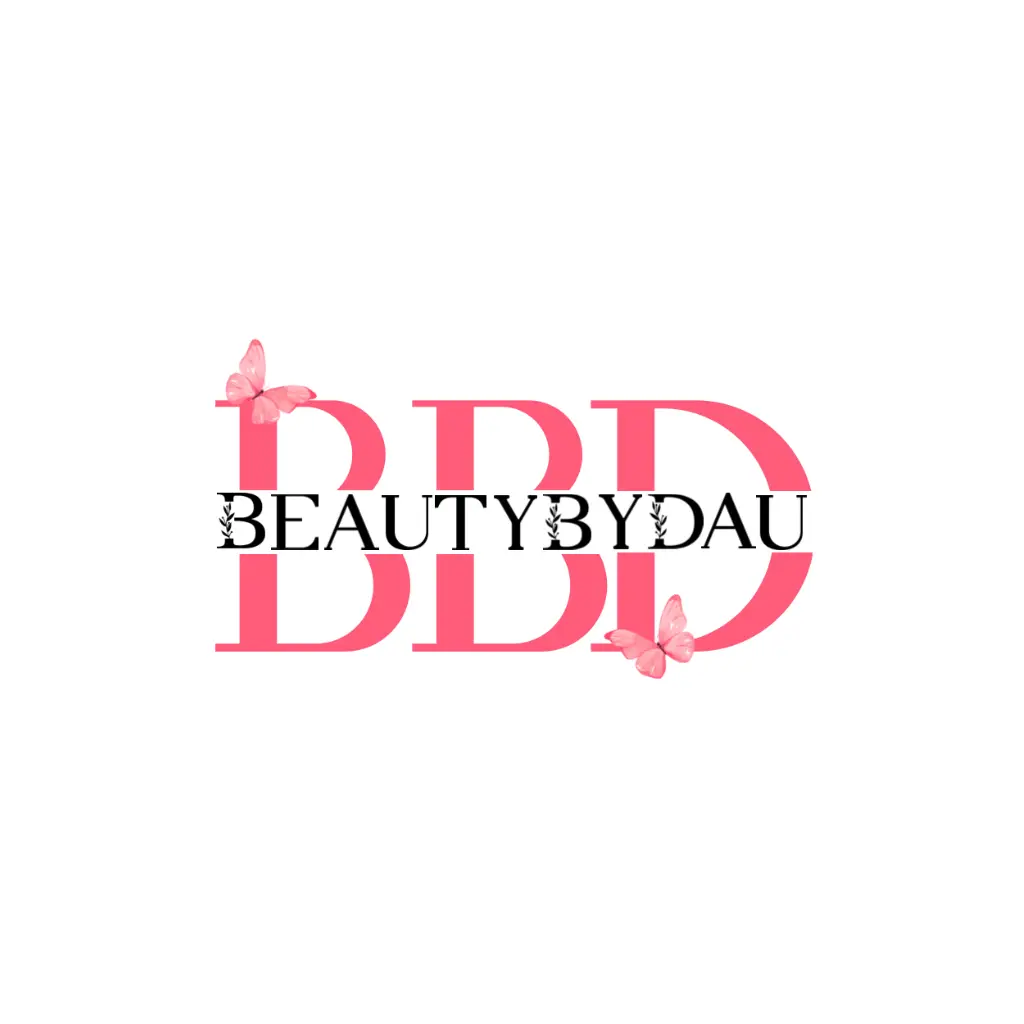 Logo for BeautyByDau skønhedsklinikken – en klinik med fokus på kvalitet, nærvær og skønhedsbehandlinger i Sønderjylland.