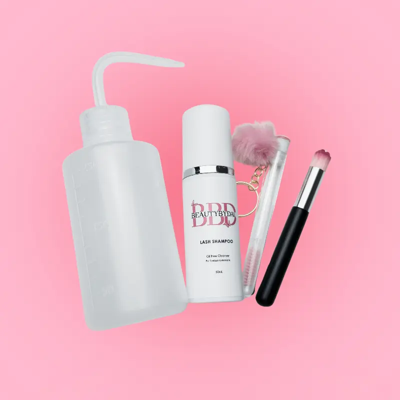 Lash Shampoo Kit – skånsom daglig rens